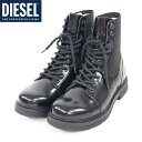ディーゼル(DIESEL)メンズ 訳あり ブーツ ブラック系 ハイカットブーツ (サイズ/42)*em2004