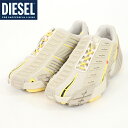 ディーゼル(DIESEL)メンズ 訳あり スニーカー ベージュ系 メッシュアッパー (サイズ/41)*em2027