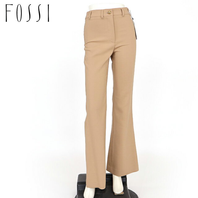 樂天商城 - フォッシィ（FOSSI）レディース ロングパンツ ブラウン系 　ベルボトム （サイズ/38/40/42）*fs0166