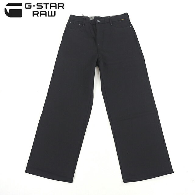 樂天商城 - ジースターロゥ（G-STAR RAW）レディース ジーンズ ブラック系 DECK 2.0 HIGH LOOSE WMN ワイドパンツ （サイズ/W29L30/W30L30/W32L30）*gs0005
