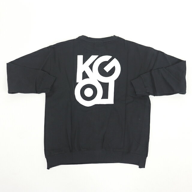 カンゴール（KANGOL）レディース/メンズ/ユニセックス 長袖Tシャツ 無地 ブラック系 　ロゴプリント （サイズ/M）*ro1024