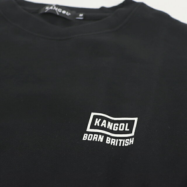 カンゴール（KANGOL）レディース/メンズ/ユニセックス 長袖Tシャツ 無地 ブラック系 　ロゴプリント （サイズ/M）*ro1024