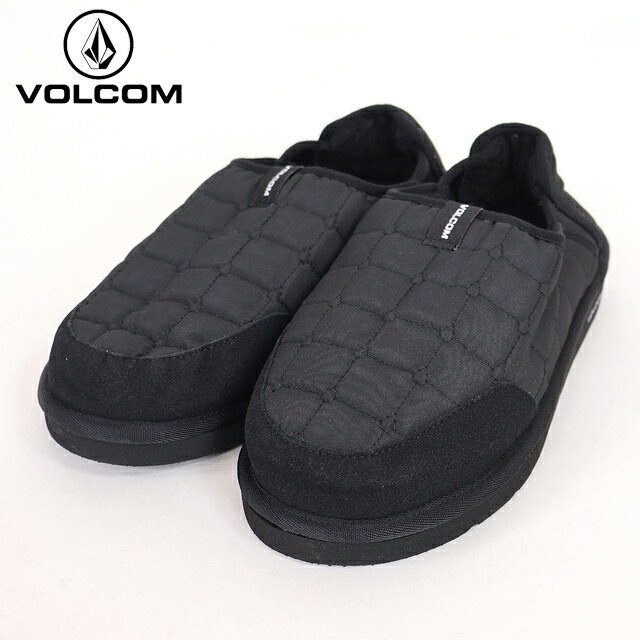 乐天商城 - ボルコム（VOLCOM）レディース/メンズ スリッポン ブラック系 キルティングデザイン （サイズ/24/26）*ro2060