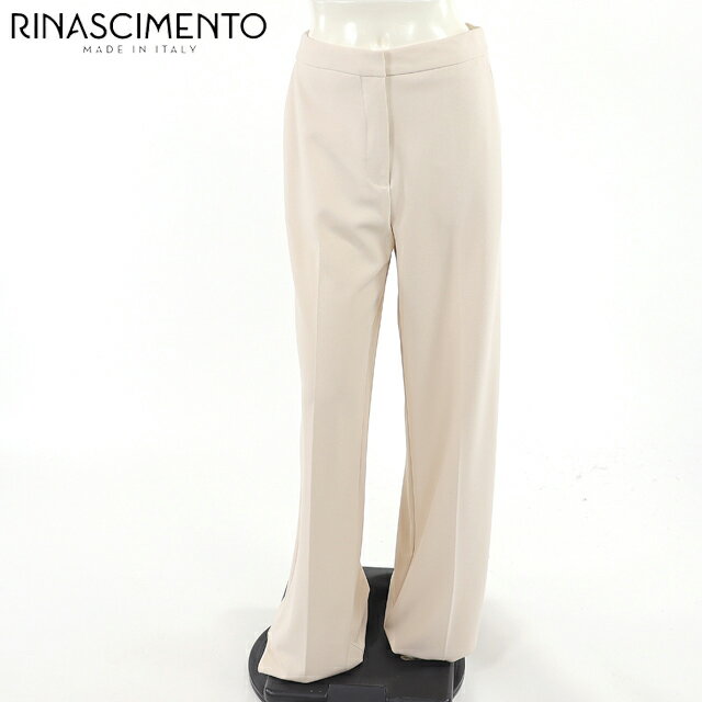 樂天商城 - リナシメント（RINASCIMENTO）レディース ロングパンツ ベージュ系 　センタープレスワイドパンツ イタリア製 （サイズ/S）*sa0057