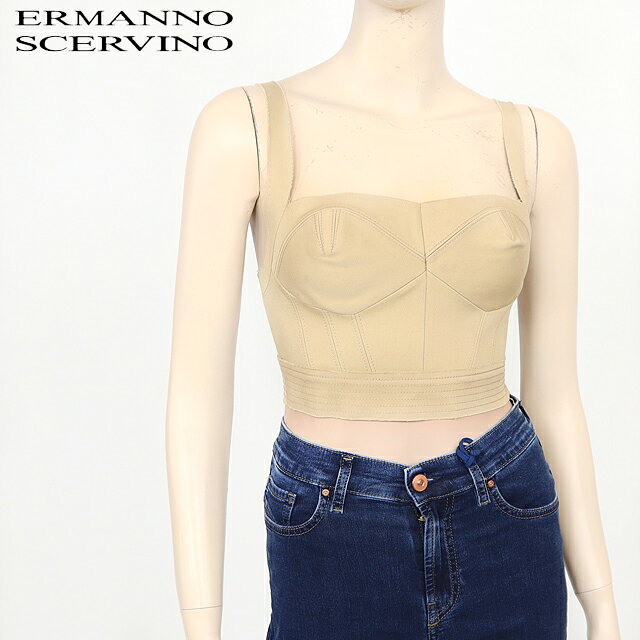 エルマンノ シェルヴィーノ（Ermanno Scervino）レディース キャミソール ベージュ系 イタリア製 （サイズ/1）*se0115