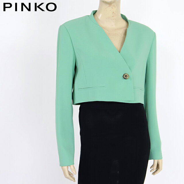 ピンコ（PINKO）レディース ジャケット グリーン系 ショートジャケット イタリア製 （サイズ/40）*sk0175