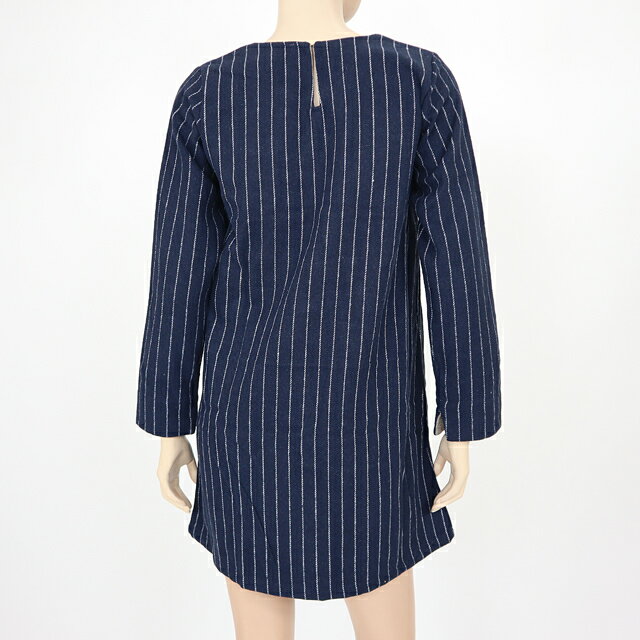 ミティス（mitis）レディース ワンピース ミディアム ネイビー系　ストライプ （サイズ/M）*tn0040