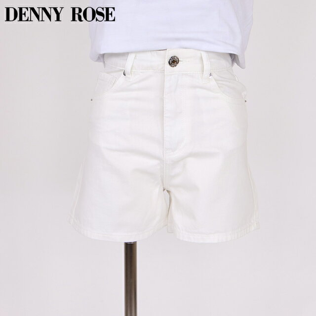 樂天商城 - デニーローズ（DENNY ROSE）レディース ショートパンツ ホワイト系 　後ろポケット刺繍ショートパンツ （サイズ/25/26）*wd1068