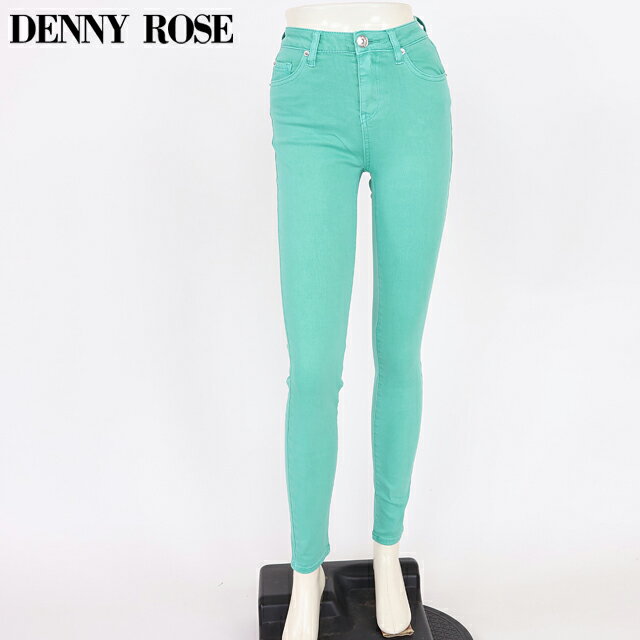 乐天商城 - デニーローズ（DENNY ROSE）レディース ロングパンツ グリーン系 　スキニーハイウエストパンツ （サイズ/25/26/27/28）*wd1077