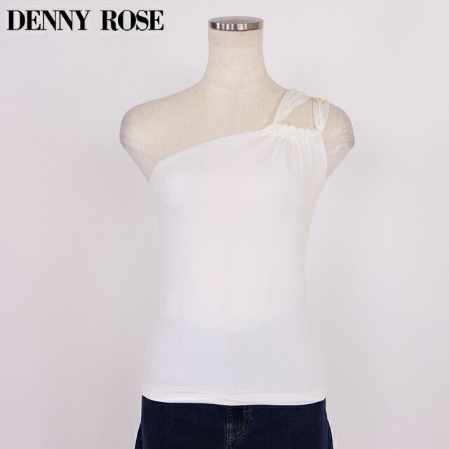 デニーローズ（DENNY ROSE）レディース カットソー ホワイト系 　ワンショルデザイントップス イタリア製 （サイズ/S）*wd1127