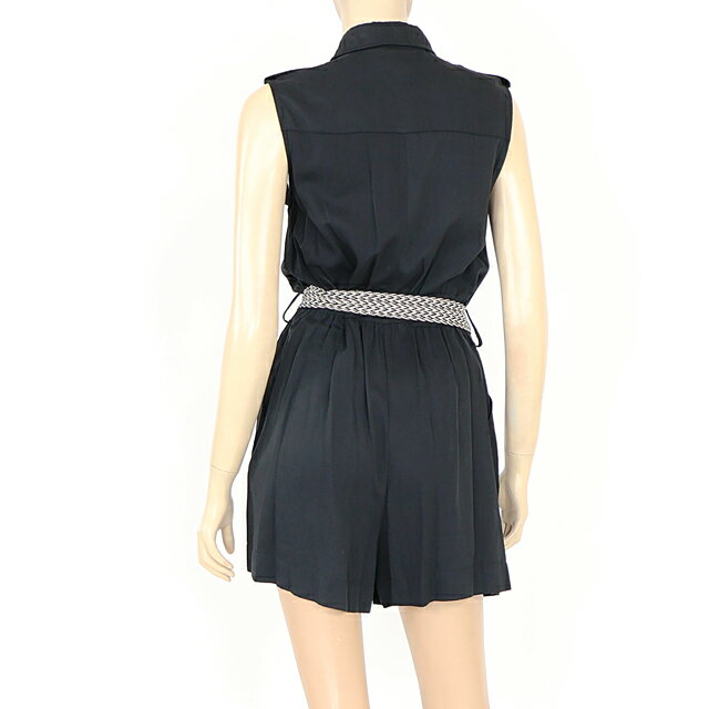 ガウディ（GAUDI）レディース オールインワン ブラック系 　BTポイントノースリショートオールインワイン （サイズ/42）*wg0035