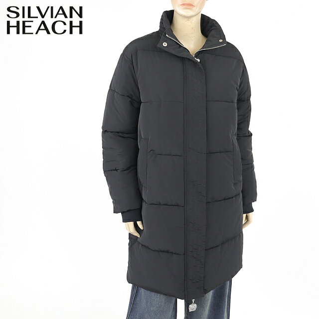 樂天商城 - シルビアン ヒーチ（SILVIAN HEACH）レディース コート ブラック系 　ロングパフコート （サイズ/40/42）*yu0005