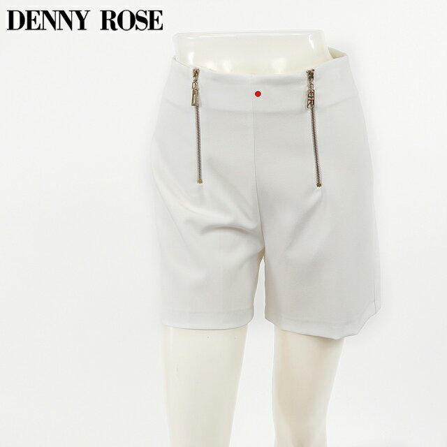 樂天商城 - デニーローズ（DENNY ROSE）レディース ショートパンツ ホワイト系 　ジップポイントショートパンツ （サイズ/40）*yu0023