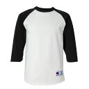 チャンピオン Tシャツ Champion 3/4 RAGLAN BASEBALL TEE T137 ラグラン ベースボール Tシャツ メンズ チャンピオン ラグランスリーブ メンズ ラグラン メンズ 丸首 チャンピオン ラグラン ロゴ チャンピオン T ベースボール Tシャツ mens USA USA企画 海外限定