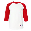 チャンピオン Tシャツ Champion 3/4 RAGLAN BASEBALL TEE T137 ラグラン ベースボール Tシャツ メンズ チャンピオン ラグランスリーブ メンズ ラグラン メンズ 丸首 チャンピオン ラグラン ロゴ チャンピオン T ベースボール Tシャツ mens USA USA企画 海外限定