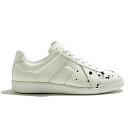 メゾン マルジェラ MAISON MARGIELA LOW-TOP, TWO-TONE REPLICA SNEAKERS マルジェラ メンズ スニーカー ホワイトスニーカー ペイント ..