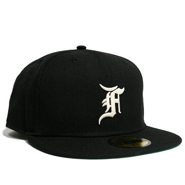 NEW ERA×FEAR OF GOD ESSENTIALS - 59FIFTY FITTED CAP ニューエラ×フィアオブゴッド エッセンシャルズ キャップ 帽子 ハット CAP CAPS MLB コラボレーションモデル ロゴキャップ フラット ユニセックス フラットバイザー 59FIFTY ダブルネーム fear of god キャップ