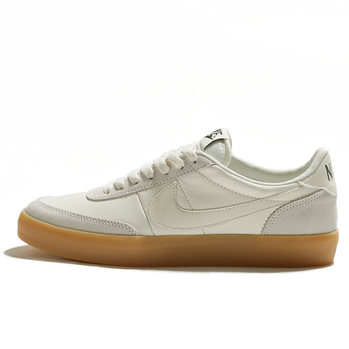 ナイキ レザースニーカー メンズ ナイキ NIKE KILLSHOT 2 LEATHER SNEAKER ナイキ メンズ スニーカー キルショット2 レザー 432997-128 海外限定 SAIL/SAIL-GUM YELLOW-BLACK ホワイトレザー 白靴 白 ホワイト