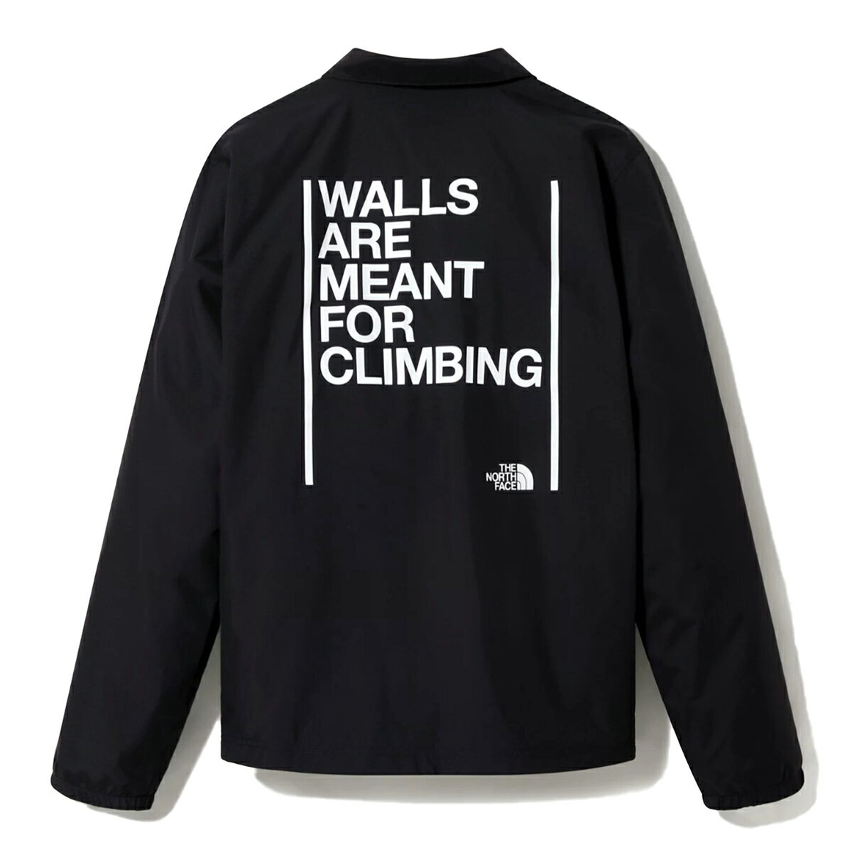 ノースフェイス コーチジャケット The North Face WAMFC COACHES JACKET コーチジャケット メンズ ノースフェイス ジャケット メンズ ジャケット WALLS ARE MEANT FOR CLIMBING COACHES JACKET ブラック DWR 撥水加工 USA企画 海外限定