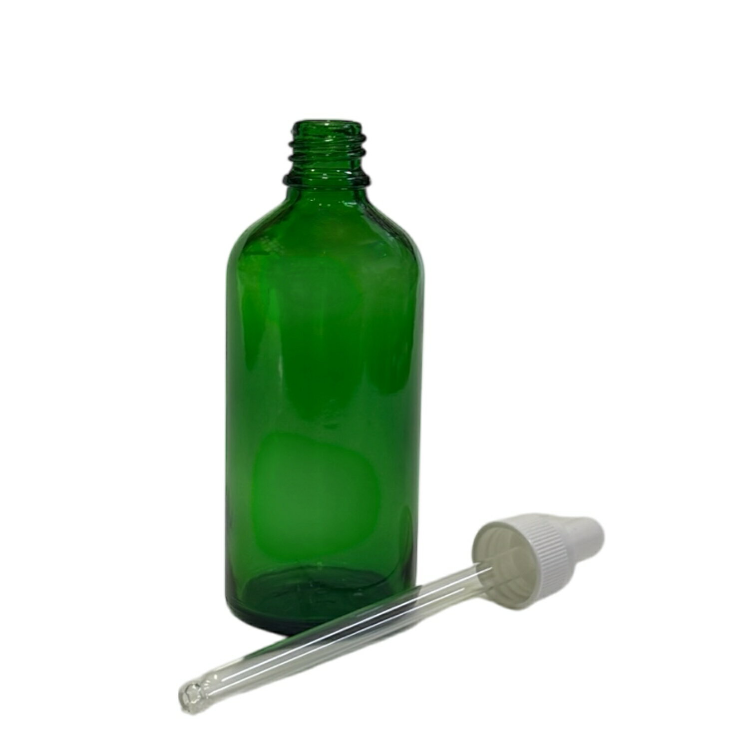 かわいい100mLのアロマ遮光瓶と便利なスポイド付きキャップの組み合わせ。容量　100mL高さ　約134mm直径　約45.5mmカラー　グリーン材質　ボトル：ガラス　　　キャップ：PP　　　スポイド管：ガラス必要なものを、必要なときに、必要...