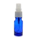 アロマ遮光瓶 10mL コバルト【ホワイトフィンガースプレー】