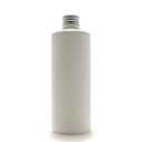 ローションボトル 300mL ストレートボトル ホワイト【アルミキャップ 穴あき中栓付】