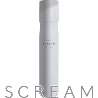 SCREAM 髪本来の美しさを引き立たせるスタイリングシリーズ 思い通りの質感にメイクしながら、保湿成分が髪に自然なうるおいを与えるシンプルで使いやすいシリーズです 強いセット力と速乾性で髪をしっかりホールドし、美しいスタイルを長時間キープします。 シャンプーで洗い流しやすい処方。プラセンタエキス（保湿成分）、海藻エキス※（保湿成分）配合。 ※ ヒバマタエキス 発売元：株式会社サンコール