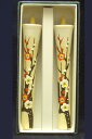 梅 6号 絵ろうそく 2本入 (手描き) 和ろうそく 和蝋燭 絵蝋燭 喪中見舞い ギフト 喪中 見舞い 贈り物 喪中お見舞い ギフト 喪中御見舞 ギフト 喪中は...