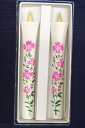 なでしこ 6号 絵ろうそく 2本入 (手描き) 和ろうそく 和蝋燭 絵蝋燭 喪中見舞い ギフト 喪中 見舞い 贈り物 喪中お見舞い ギフト 喪中御見舞 ギフト ...