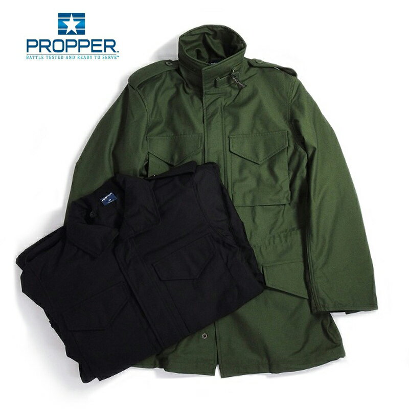 PROPPER プロッパーM-65 フィールド コート ジャケット ミリタリー オリーブ ブラック ライナー付きM-65 FIELD COAT OLIVE BLACK F5485