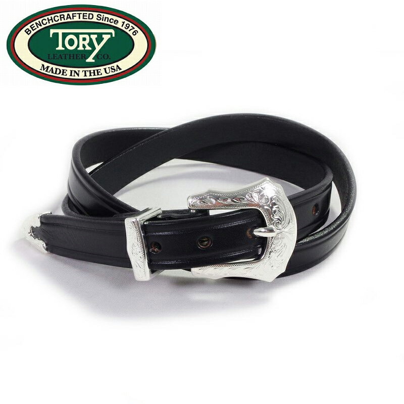 TORYLEATHERȥ꡼쥶٥ȥʥ٥ȥ֥饤ɥ쥶֥åBRIDLELEATHERNARROWWESTERNBELTBLACK2244MADEINUSA