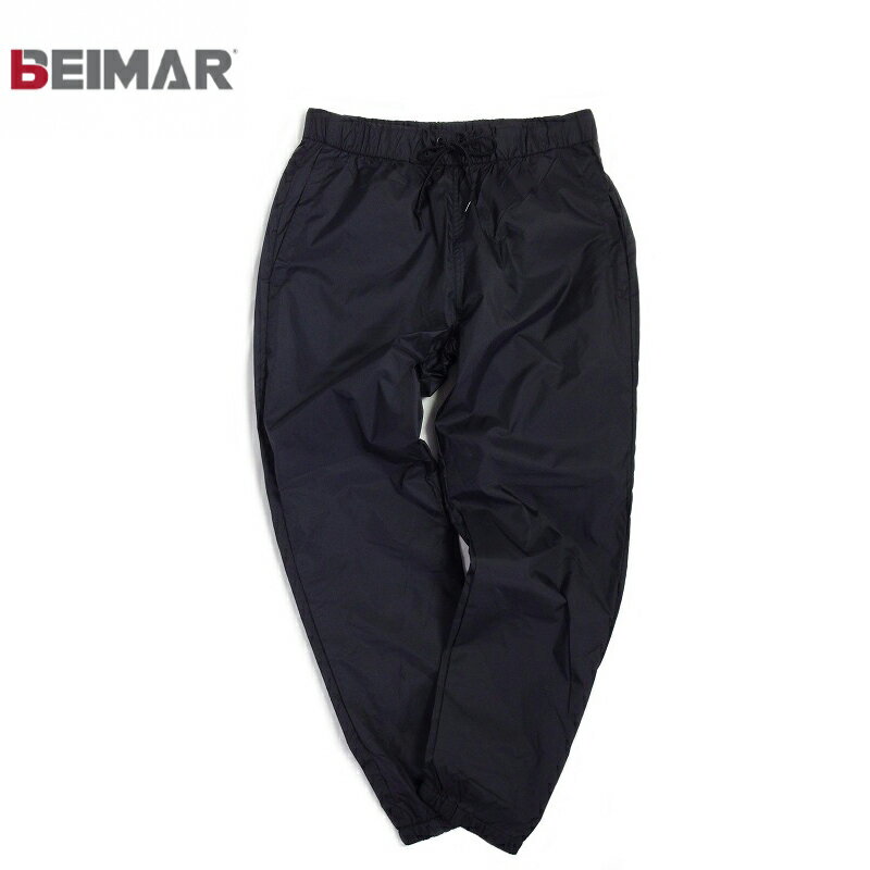 BEIMAR ビーマージョガーパンツ ナイロンパンツ ブラックNYLON PANTS JOGGER PANTS BLACK