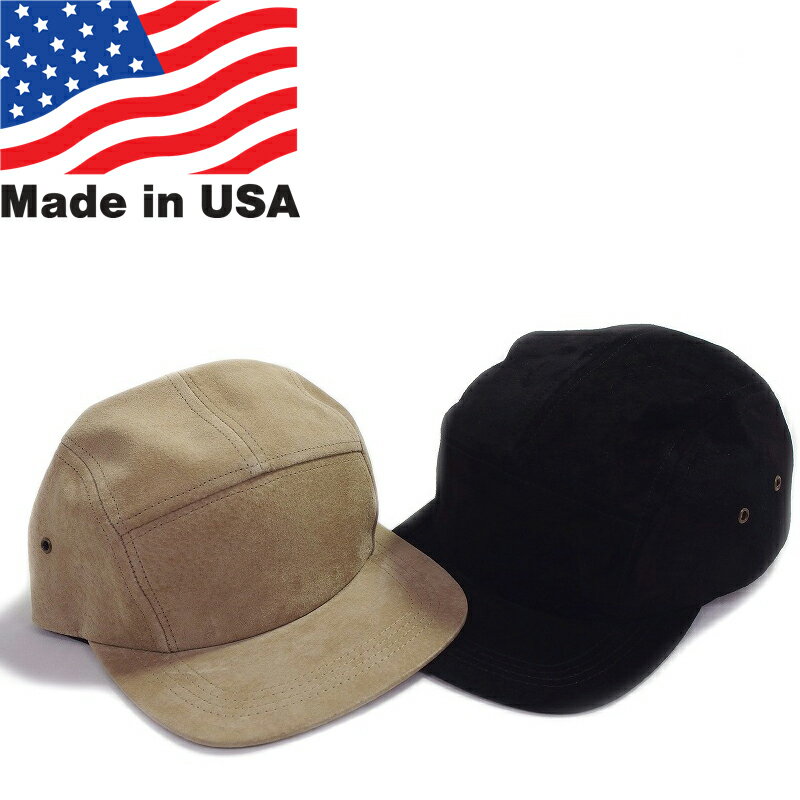 WINNER CAPS ウィナーキャップススエード スウェード 5パネル キャンプキャップ 帽子 ブラック サンド アメリカ製SUEDE 5PANEL CAMPCAP SAND BLACKのサムネイル