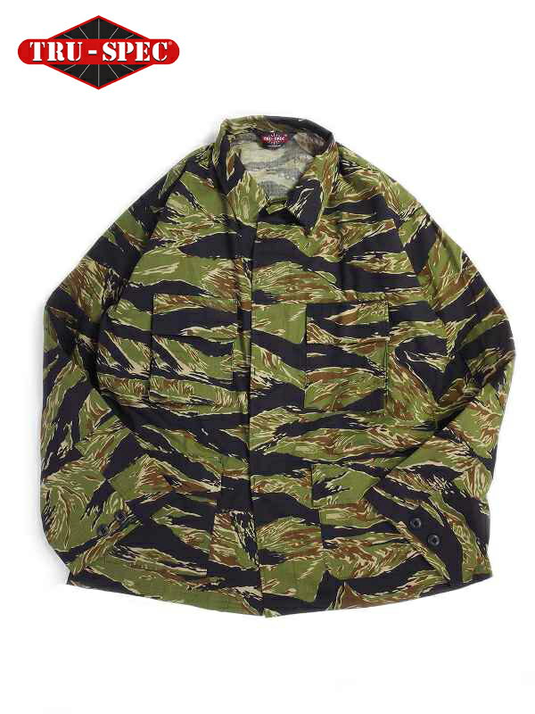 TRU-SPEC トゥルースペックアトランコ 米軍 BDUジャケット タイガーストライプATLANCO BDU JACKET TIGER STRIPE