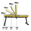 トレーニングベンチ フラットベンチ インクラインベンチ マルチベンチ 筋トレ 折り畳み ダンベルベンチ WASAI(ワサイ) mk600a 3