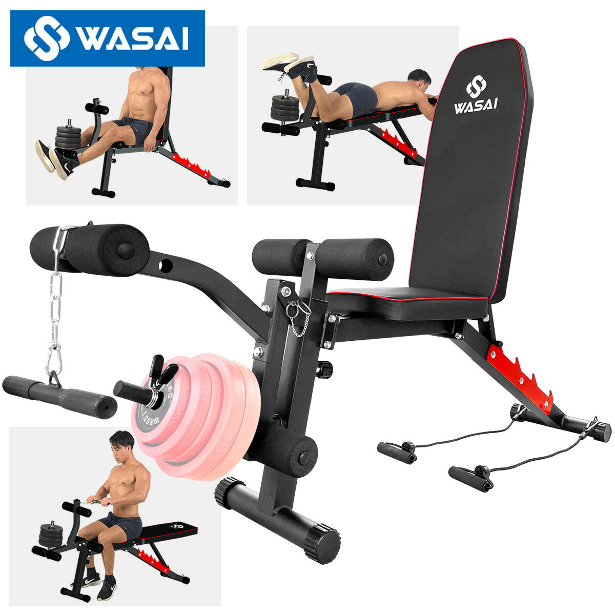 セット商品 トレーニングベンチ+可変式 ダンベル24kgx2個セ | www