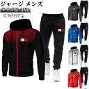 TOMWY HILEIDFRジャージ メンズ 上下セットアップ 春 秋 トレンド スウェット セットアップ 長袖 トップス パンツ ズボン 運動着 ジャージ ス...