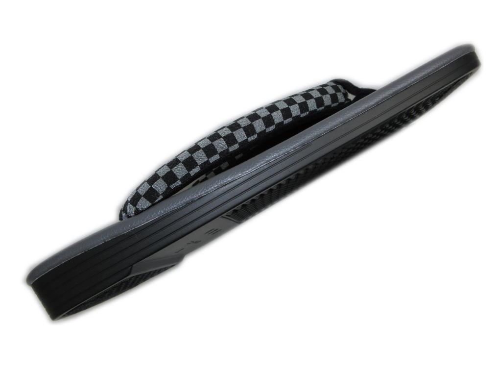 草履 ぞうり メンズ 男性 グレー台黒グレー市松 フリー 26cm LL 26.5cm 浴衣 着物 ゆかた きもの ゾウリ 粋 男物 紳士用 2L ウレタン底