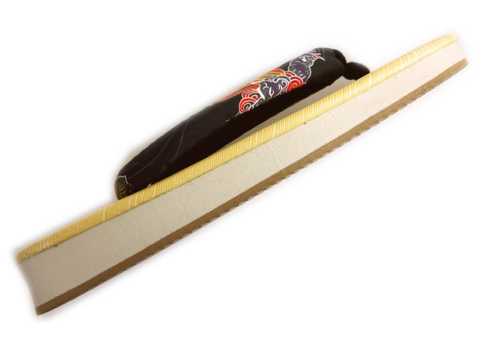 雪駄 スポンジ底 メンズ 男性 黄畳台深緑地唐獅子古典花 4L 30cm 浴衣 着物 甚平 大きいサイズ ビッグ 男物 紳士用 XL きもの ゆかた 和柄 和装 和服 セッタ せった 履物 29cm 古典柄