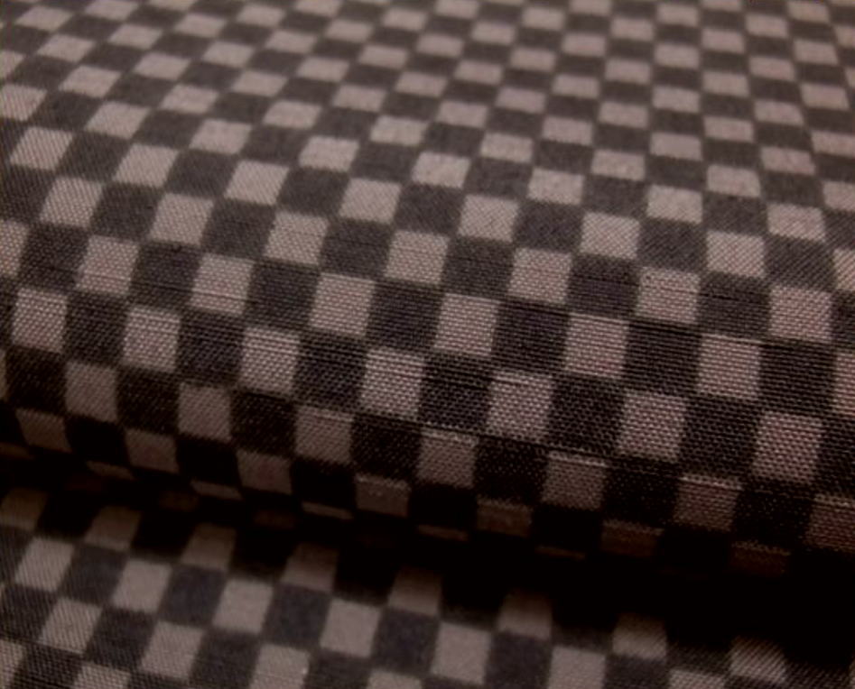 着物 袷 メンズ 男性 お仕立て上がり 5点セット 茶黒市松 M 羽織 羽織紐 ワンタッチ角帯 半襦袢 お正月 記念日 男物 紳士用 洗える 無地