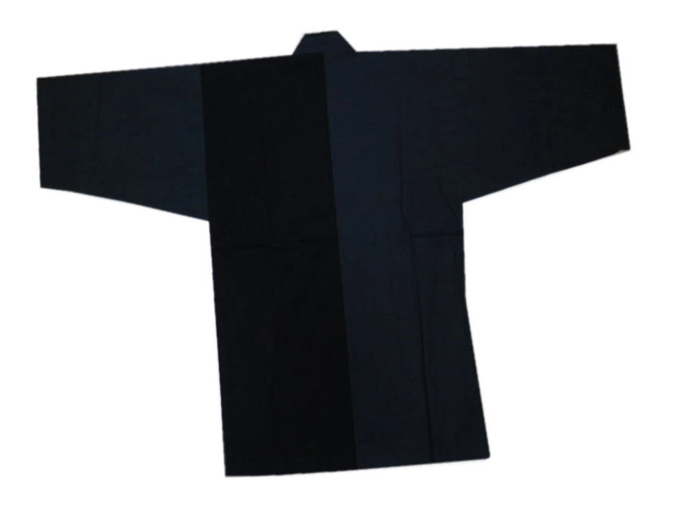 作務衣 さむえ メンズ 男性 綿 グレー地ハーフ黒 M L 部屋着 ユニフォーム 簡単 男物 紳士用