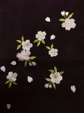 袴 はかま グラデーションぼかし 刺繍 紫色地桜 S M L LL 卒業式 謝恩会 女性用 レディース 単品 購入 洗える 小さいサイズ 大きい