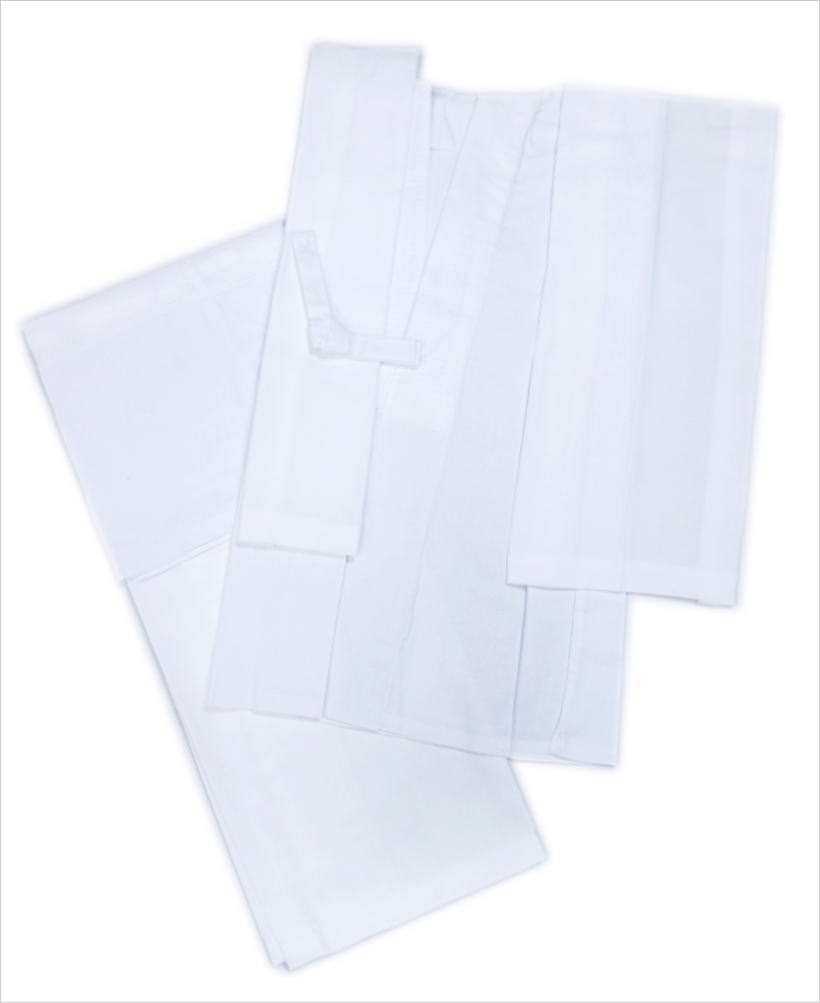 二部式襦袢 夏用 絽 洗える 白 M L 日本製 夏物 単衣 着物 きもの 和装 下着 女性用 レディース 白色 じゅばん