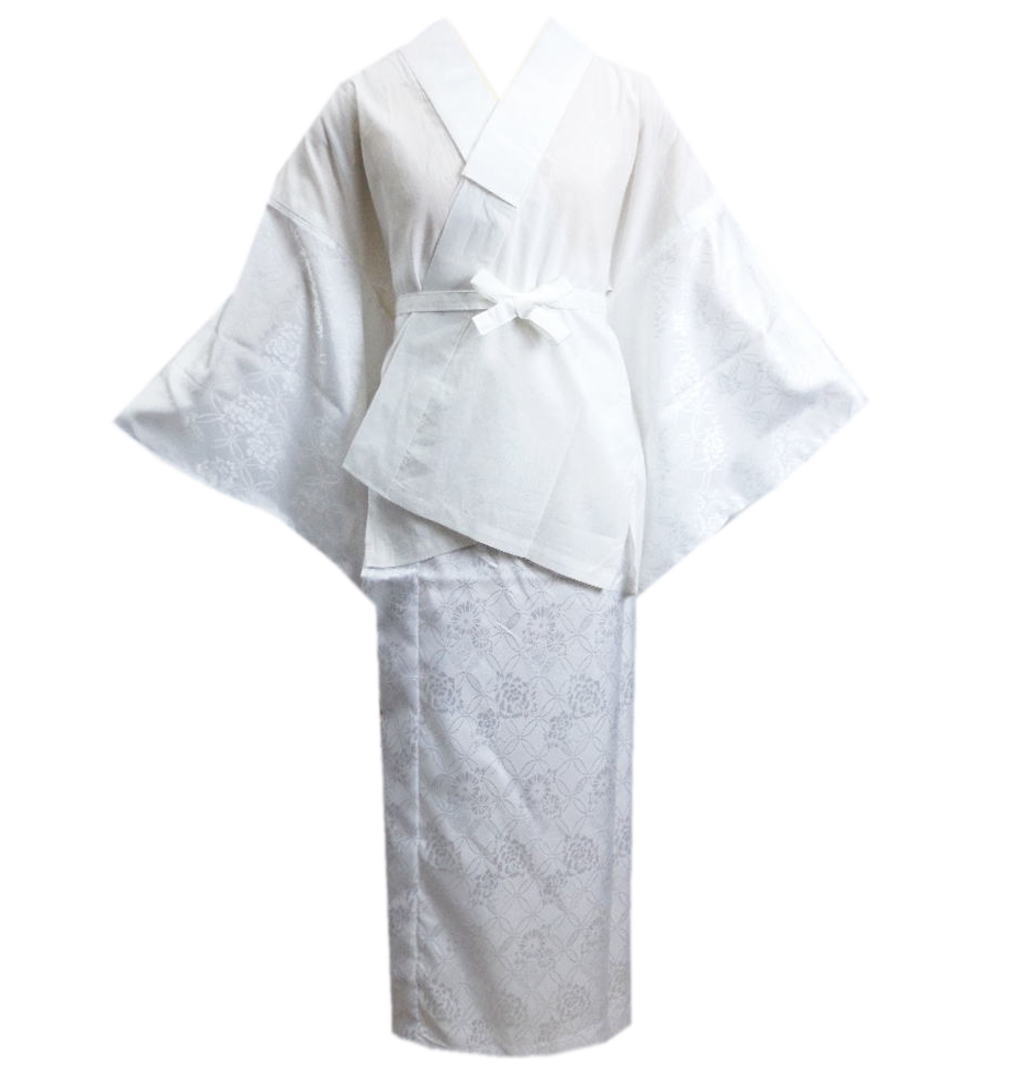 二部式襦袢 白 S M L LL 日本製 洗える 留袖 結婚式 訪問着 喪服 和装 着物 下着 女性用 レディース 長襦袢 長地袢 長じゅばん 白色 礼装用 正装用 フォーマル 小さい 大きいサイズ 2L