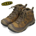 【マラソン限定クーポンで5%オフ】KEEN キーン メンズ トレッキング ハイキング 防水 レザー シューズ スニーカー ブーツ 登山 アウトドア 1026769 サーカディア ミッド ウォータープルーフ ブラウン ミッドカット 靴 本革