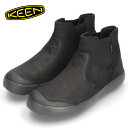 【クーポンで11088円】KEEN キーン レディース サイドゴアブーツ 防水ブーツ 防水 本革 エレナ チェルシー ウォータープルーフ 1026827 ELENA CHELSEA WP 黒 ブラック 靴 シューズ