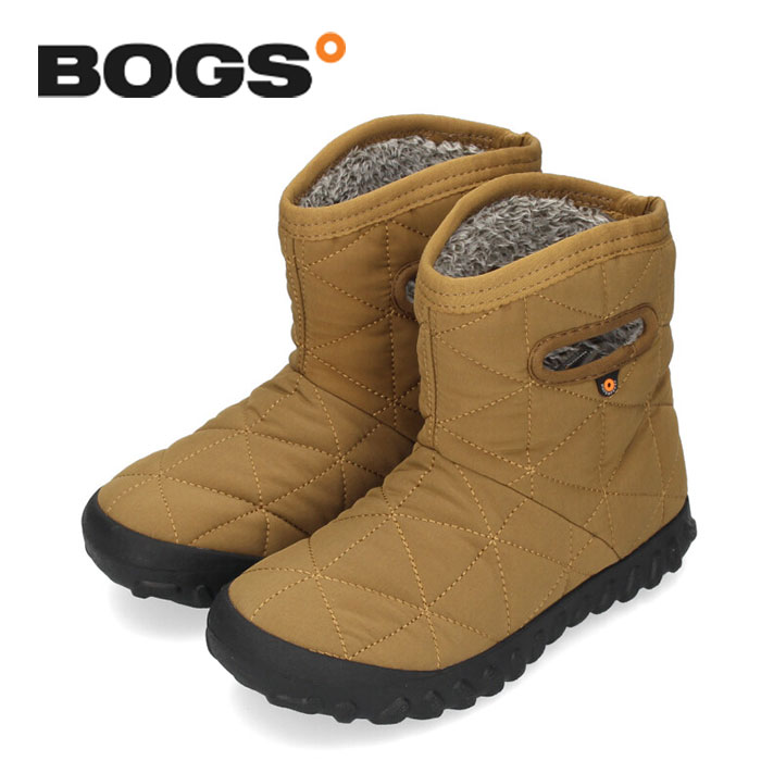 ボグス ブーツ レディース ボグス BOGS メンズ レディース ブーツ B-MOC SHORT 78836S ライトブラウン ショートブーツ スノーブーツ 防寒 防水 耐久 軽量