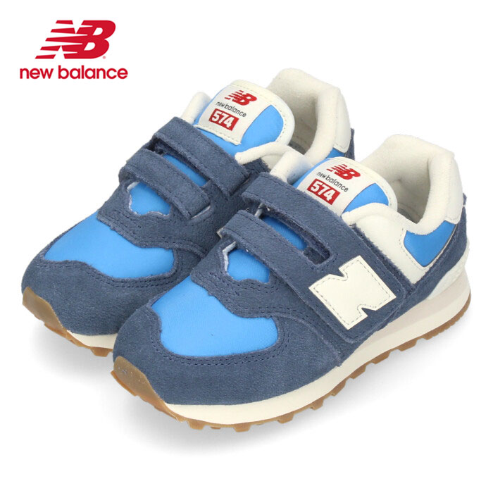 ニューバランス スニーカー キッズ new balance PV574 RA1 ネイビー 子供靴 男の子 通園 通学 小学生 ギフト プレゼント セール