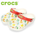 crocs クロックス サンダル キッズ ベビー classic pokemon clog t 207754 94S 白 ホワイト ポケモン クロッグ 靴 シューズ 軽量 バックストラップ