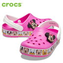 【マラソン限定クーポンで5 オフ】クロックス サンダル キッズ crocs ミニーマウス FL MINNIE MOUSE BAND CLOG 207720 ピンク 子供靴 セール